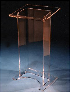 acrylic plexiglas podiums