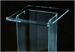 Clear Acrylic Podiums