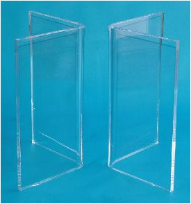 clear acrylic boomerang style dining table bases